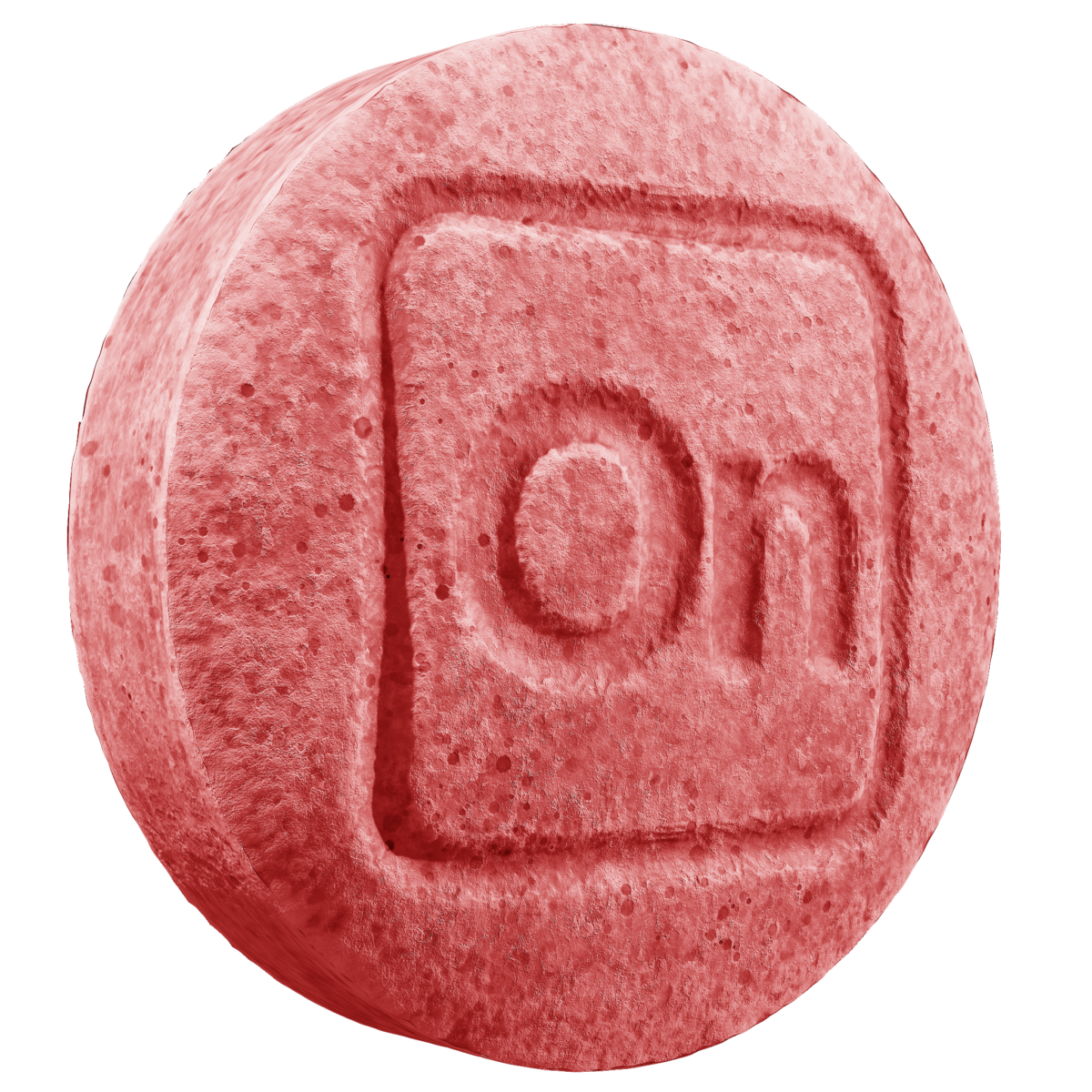 On7 Pseudo Red Relief Chewable Tablets Strawberry