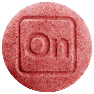 On7 Pseudo Red Relief Chewable Tablets Strawberry