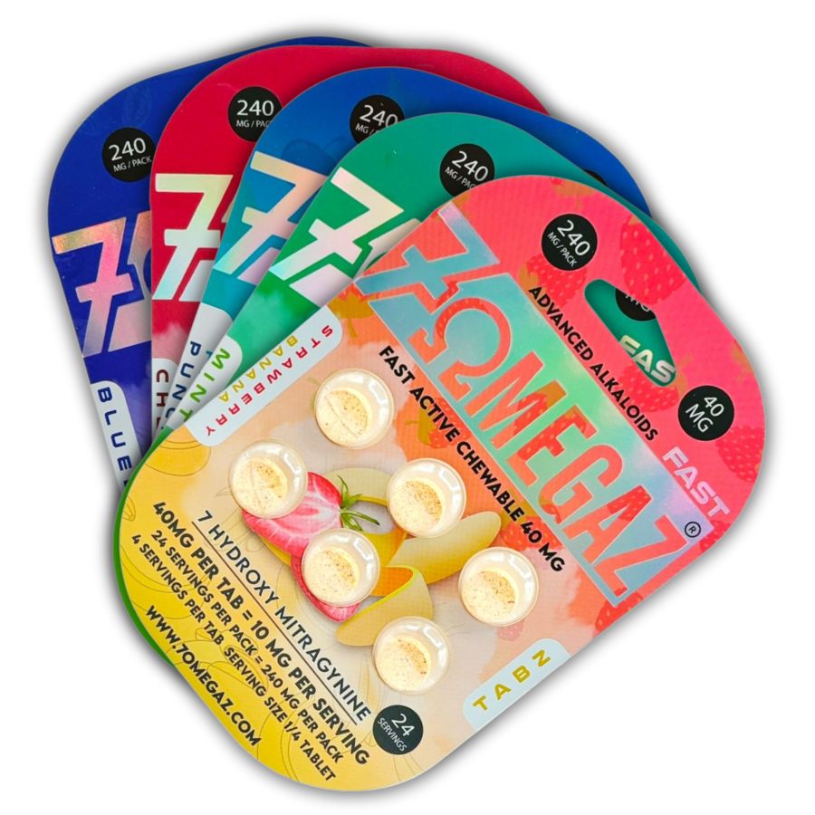 7OmegaZ Fast Tabs Flavored Tabs 40mg x 6ct | Image 1 | 7OmegaZ Fast Tabs Flavored Tabs 40mg x 6ct