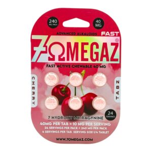7OmegaZ Fast Tabs Flavored Tabs 40mg x 6ct