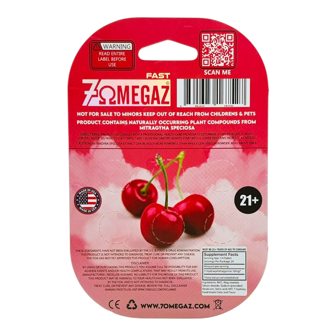 7OmegaZ Fast Tabs Flavored Tabs 40mg x 6ct | Image 6 | 7OmegaZ Fast Tabs Flavored Tabs 40mg x 6ct