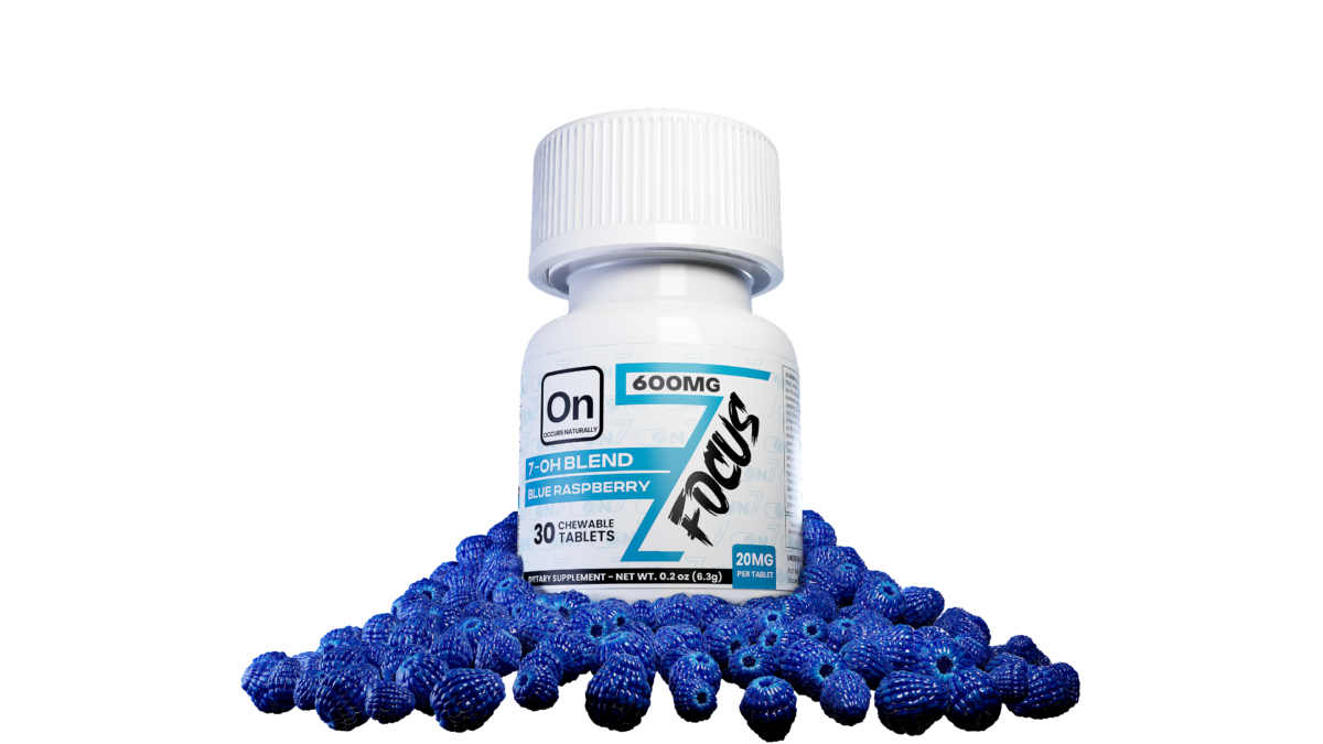 On7 7-Hydroxy + Pseudo Focus Tablets – Blue Raspberry