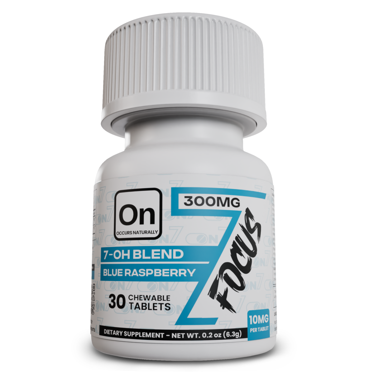 On7 7-Hydroxy + Pseudo Focus Tablets – Blue Raspberry
