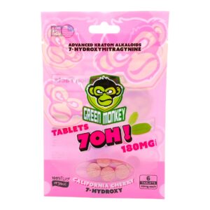 Green Monkey 7-OH Flavored Tablets 30mg x 6ct
