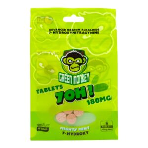 Green Monkey 7-OH Flavored Tablets 30mg x 6ct