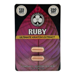 Club 13 Ultimate Kratom Extract Capsules 125 MIT x 2ct