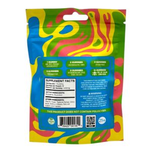 Psyched Cordyceps Mushroom Gummies – 500mg
