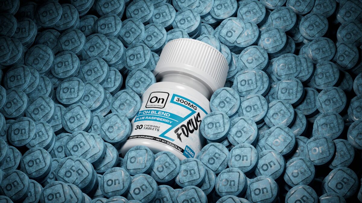 On7 7-Hydroxy + Pseudo Focus Tablets – Blue Raspberry
