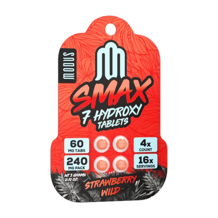 SMAX 7-OH Flavored Tablets 60mg x 4ct