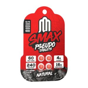 SMAX Pseudo Flavored Tablets 60mg x 4ct