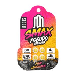 SMAX Pseudo Flavored Tablets 60mg x 4ct