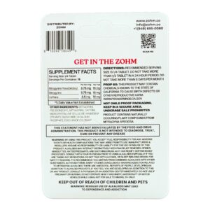 ZOHM 7-OH Pseudo Tablets 40mg x 4ct