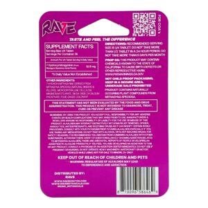 Rave Kratom 7-OH Flavored Tablets 50mg x 4ct