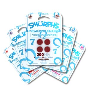 Smurph's 7-Oh Flavored Kratom Extract Tablets 50mg x 4ct