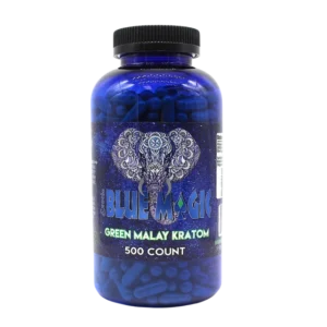 Blue Magic Green Malay Kratom Capsules