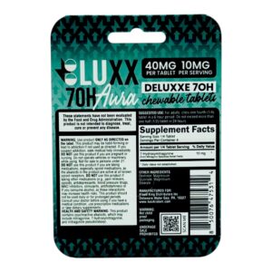 LUXX 7-OH Aura Deluxe Flavored Tablets 40mg