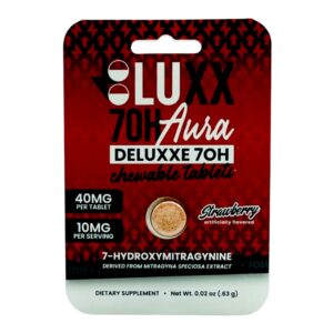 LUXX 7-OH Aura Deluxe Flavored Tablets 40mg