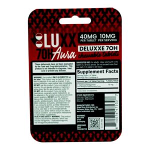 LUXX 7-OH Aura Deluxe Flavored Tablets 40mg