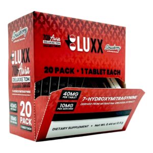 LUXX 7-OH Aura Deluxe Flavored Tablets 40mg