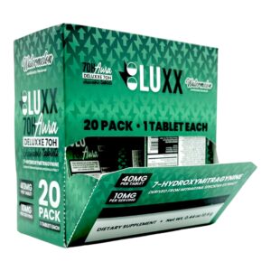 LUXX 7-OH Aura Deluxe Flavored Tablets 40mg