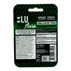 LUXX 7-OH Aura Deluxe Flavored Tablets 40mg