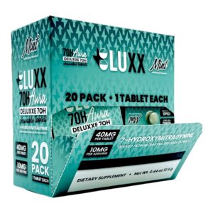 LUXX 7-OH Aura Deluxe Flavored Tablets 40mg