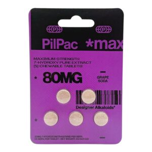 PilPac *Max Designer Alkaloids 7-OH Pure Extract Tablets 80mg x 5ct