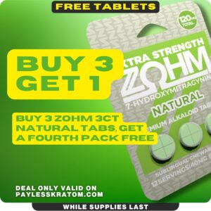 ZOHM 7-OH Extra Strength Tablets 40mg (DEAL BUY3 GET 1)