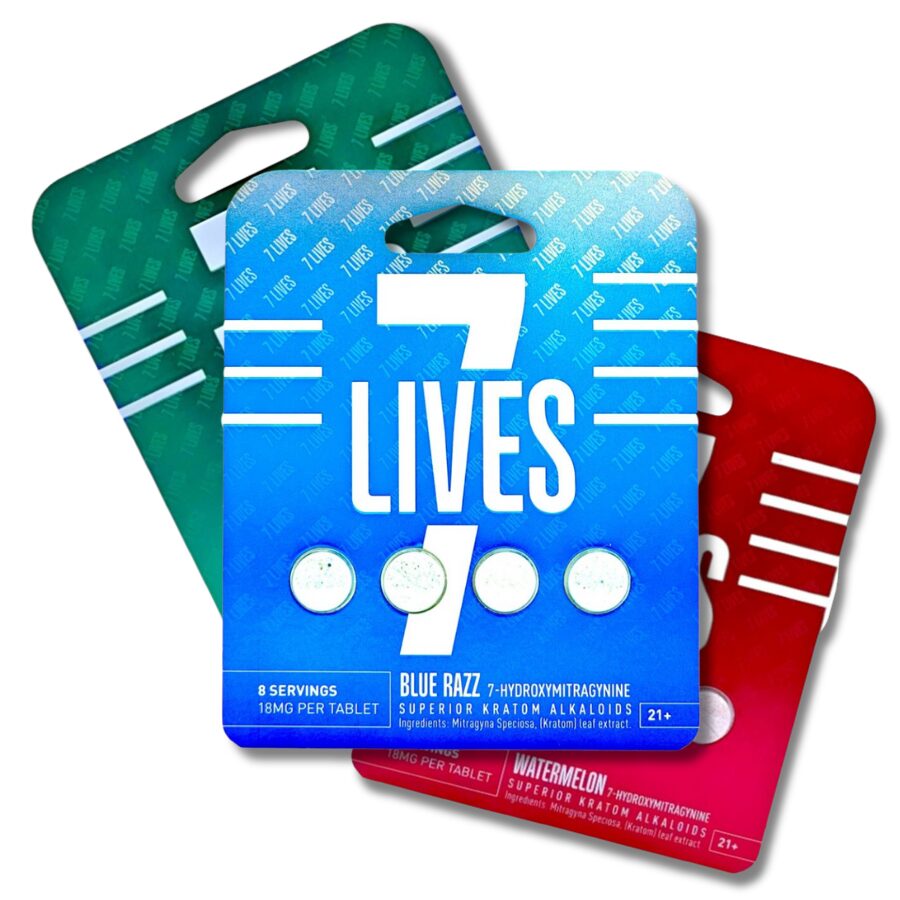 7 Lives 7-OH Kratom Tablets 18mg
