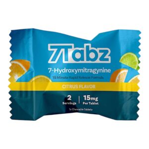 7Tabz 7-OH Kratom Extract Tablets Citrus