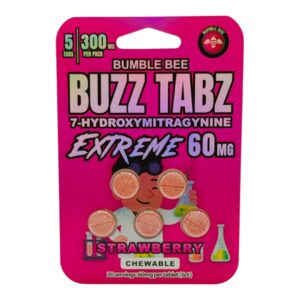 Bumble Bee Buzz Tabs Strawberry Extreme 7-OH Tablets 60mg