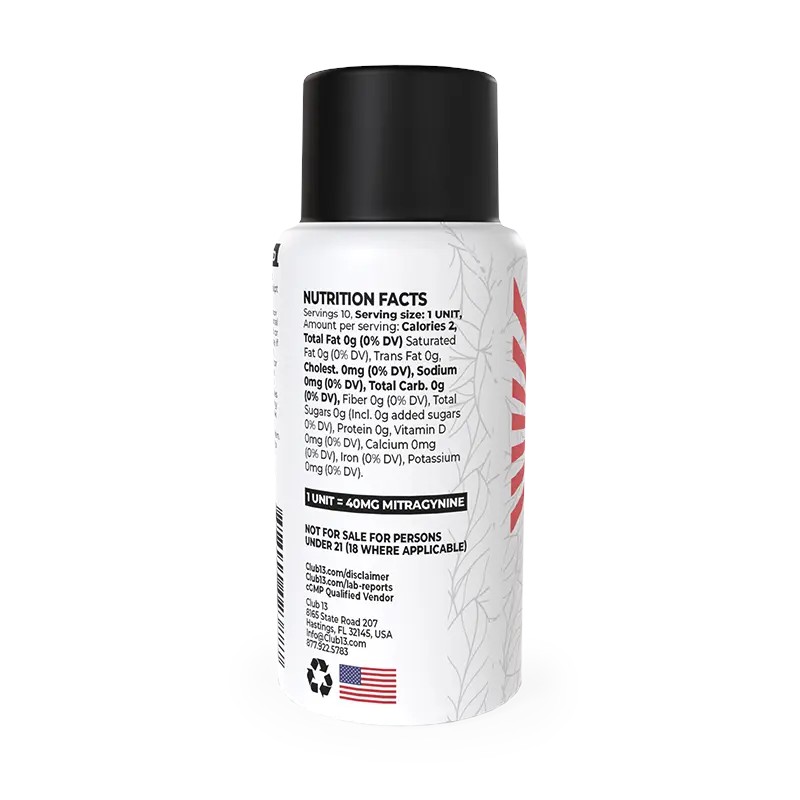 Club 13 Clutch 400 Kratom Liquid Extract | Image 4 | Club 13 Clutch 400 Kratom Liquid Extract