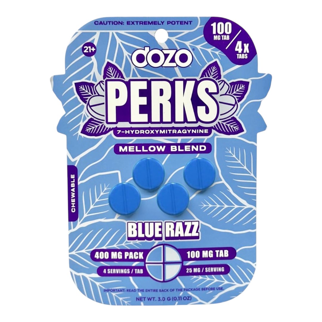 Dozo Perks Extreme Potency Flavored 7-OH 100mg x 4ct