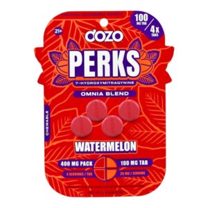 Dozo Perks Extreme Potency Flavored 7-OH 100mg x 4ct