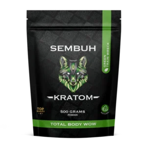 Sembuh Green Trainwreck Kratom Powder 500g