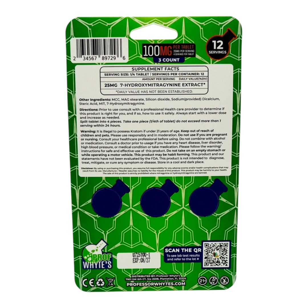 K Plex 7-OH Flavored Tablets 100mg x 3ct