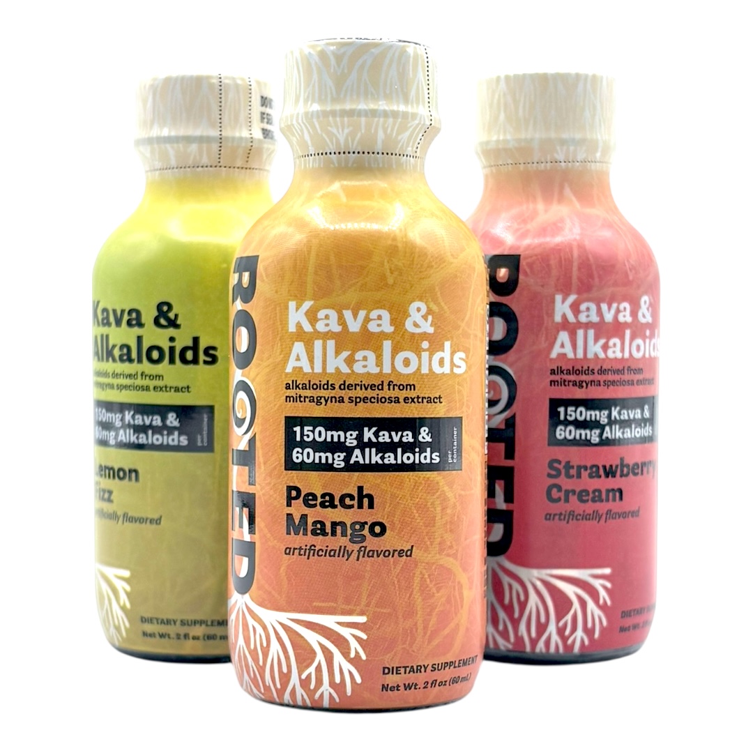 Rooted Kava & Alkaloids Flavored Shot 60mL | Image 1 | Rooted Kava & Alkaloids Flavored Shot 60mL