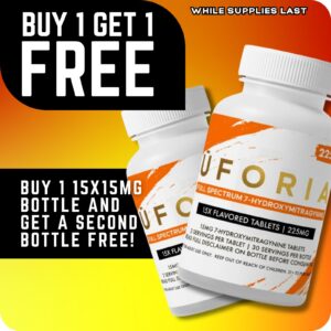 UFORIA 7-OH 225mg Bottle 15x15mg Tablets (BOGO)