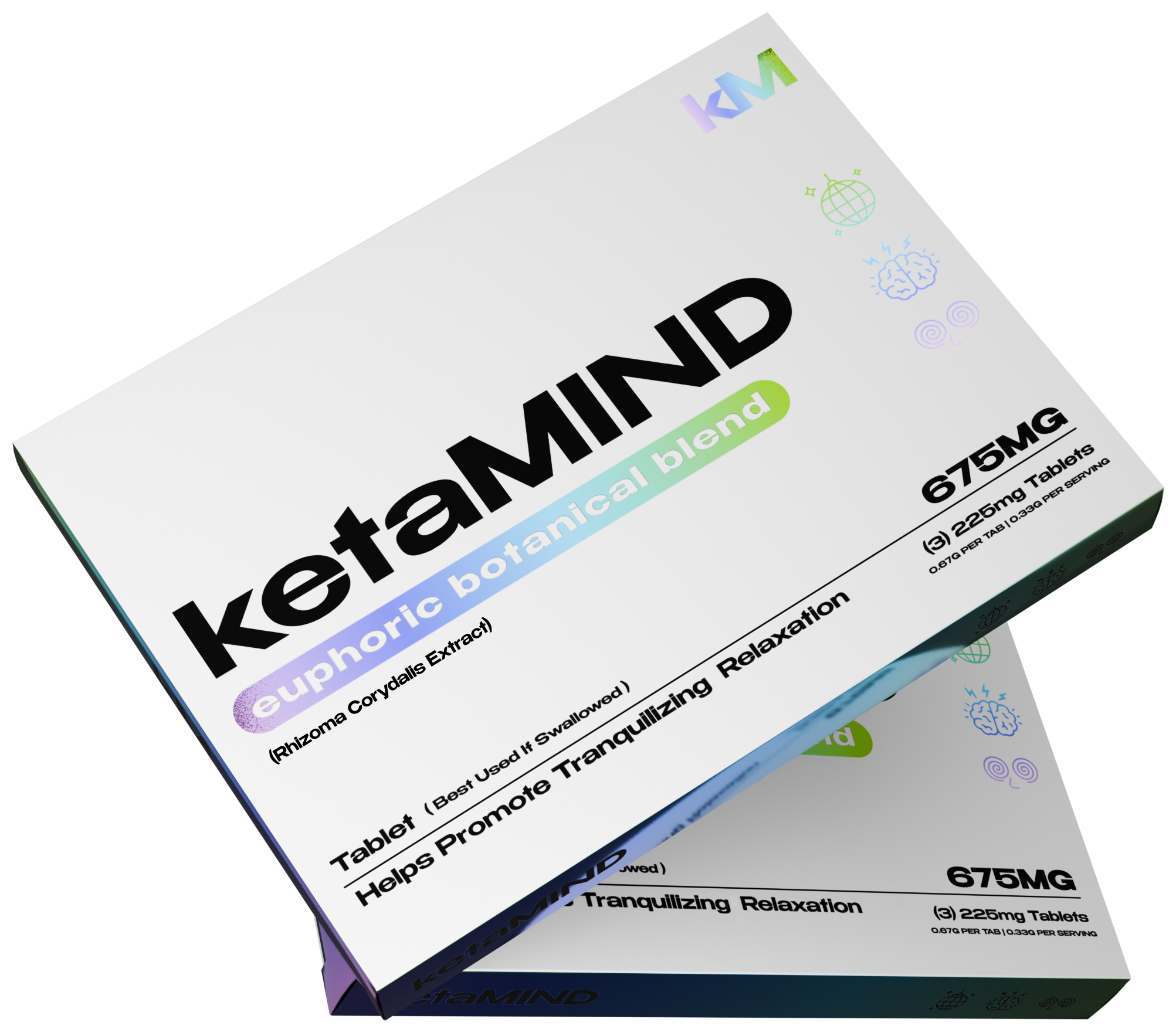 ketaMIND Euphoric Botanical Blend Tablet 225mg x3ct