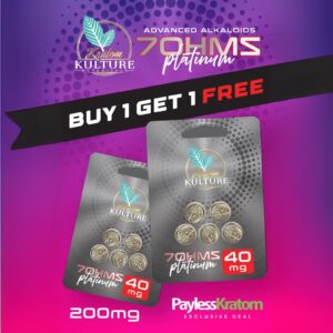 Kratom Kulture 7OHMZ Platinum Tablets 40mg (BOGO)
