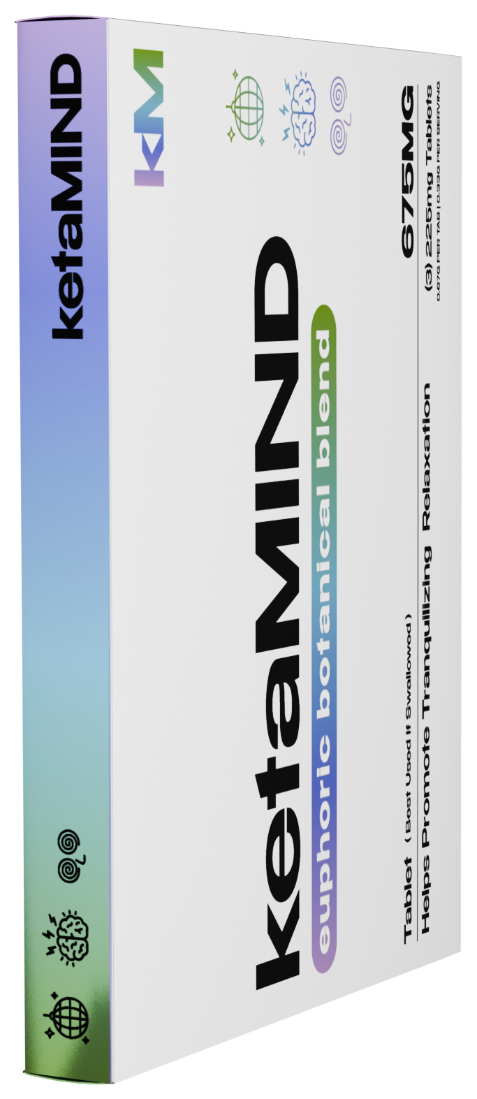 ketaMIND Euphoric Botanical Blend Tablet 225mg x3ct