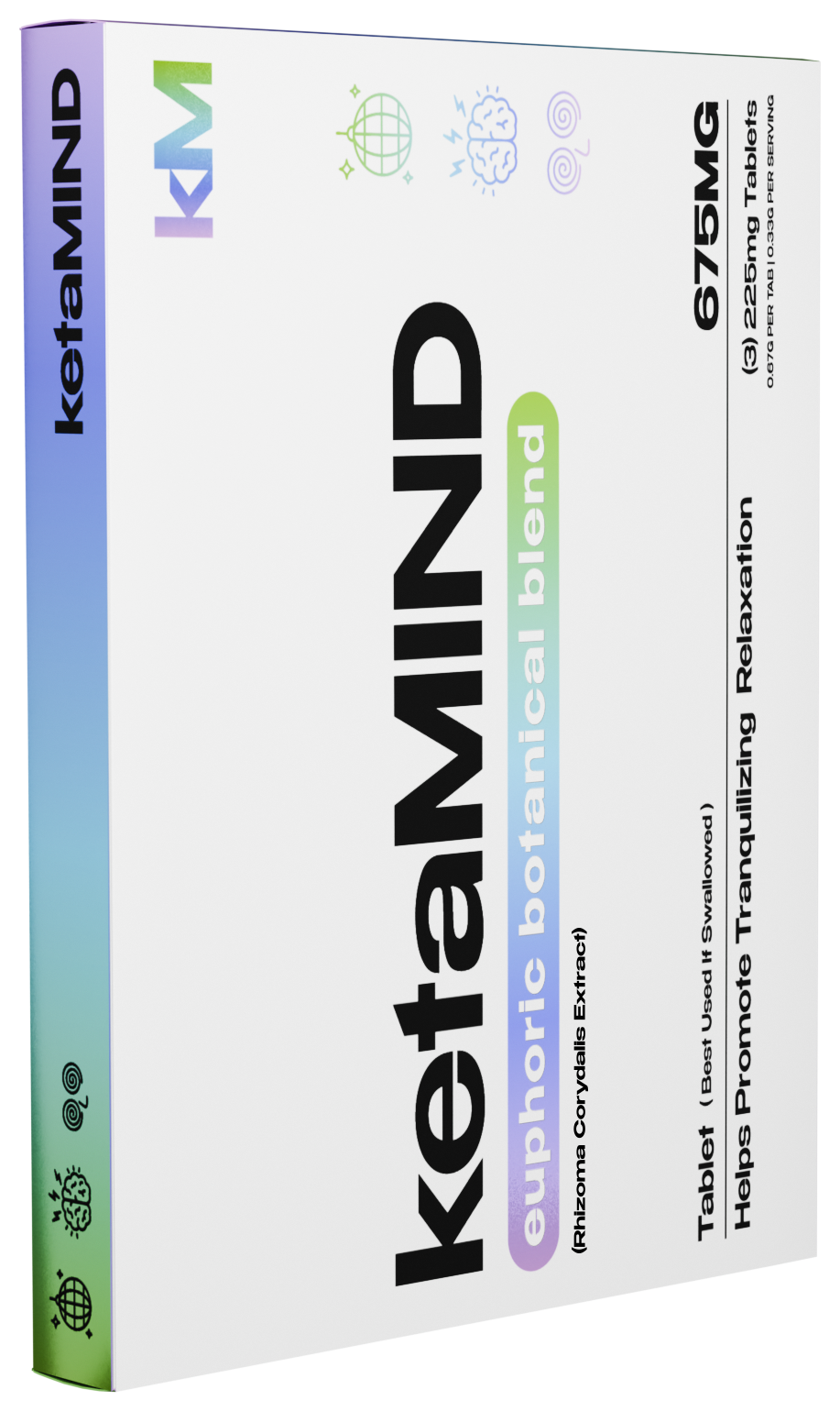ketaMIND Euphoric Botanical Blend Tablet 225mg x3ct