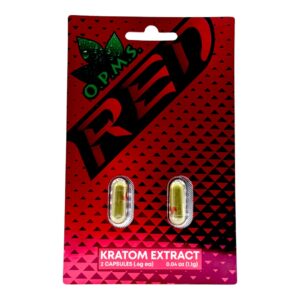 OPMS Red Kratom Extract Capsules