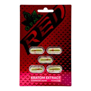 OPMS Red Kratom Extract Capsules