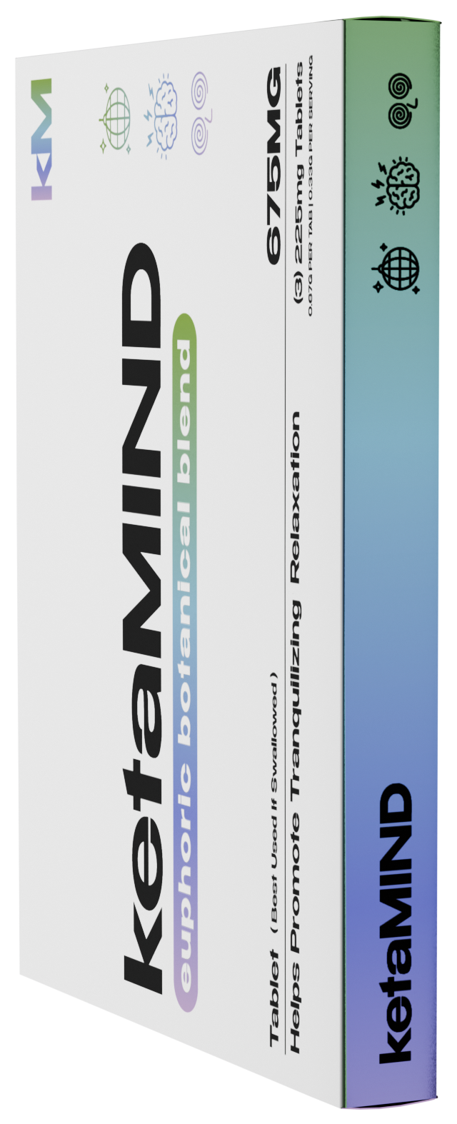 ketaMIND Euphoric Botanical Blend Tablet 225mg x3ct