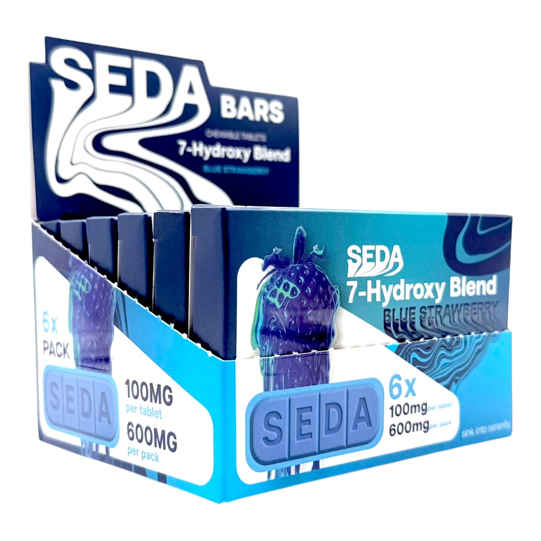 Seda 7-OH Chewable Flavored Tablets 100mg x 6ct