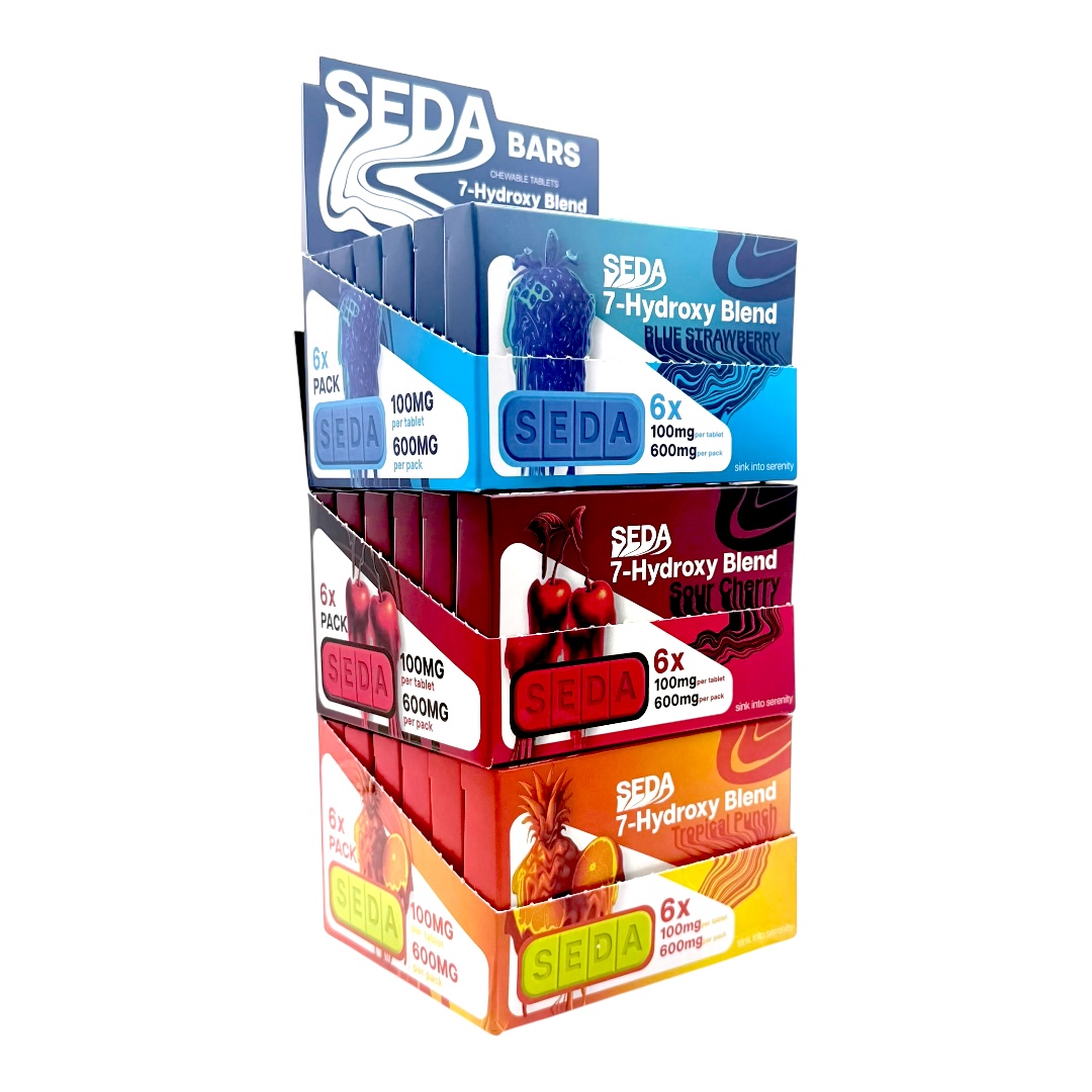Seda 7-OH Chewable Flavored Tablets 100mg x 6ct