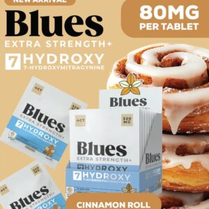 Blues Extra Strength Plus Flavored 7OH Tablets 80mg