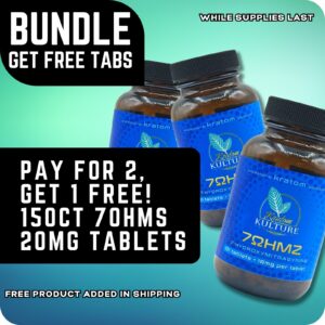 Kratom Kulture 7OHMZ Tablets 20mg (Bundle)