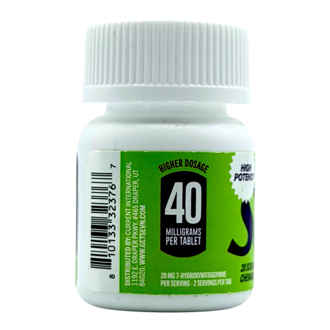 Sevn 7-OH Flavored Tablets 40mg 20ct | Image 4 | Sevn 7-OH Flavored Tablets 40mg 20ct
